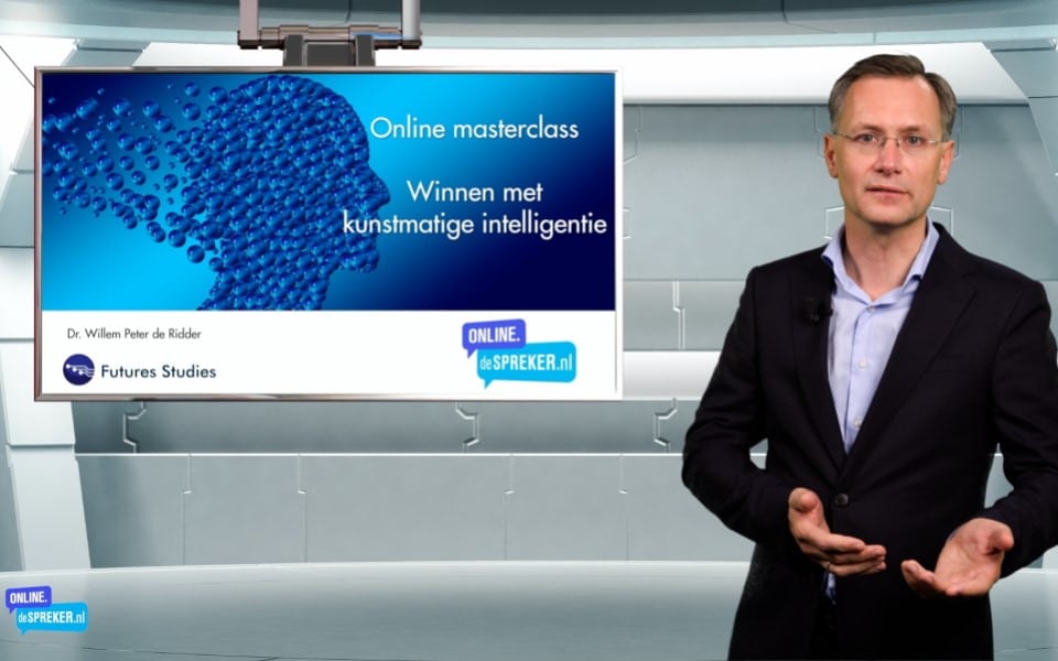 Deze online masterclass geeft iedereen die zich bezighoudt met de toekomst van een organisatie inzicht in de mogelijkheden én risico’s van kunstmatige intelligentie.