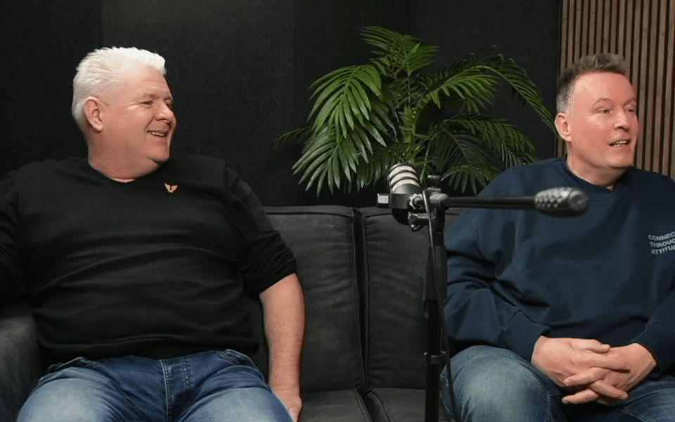 Franky en Coen bij De Spreker Podcast